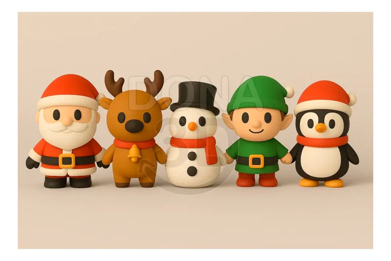 Christmas Chibi Set