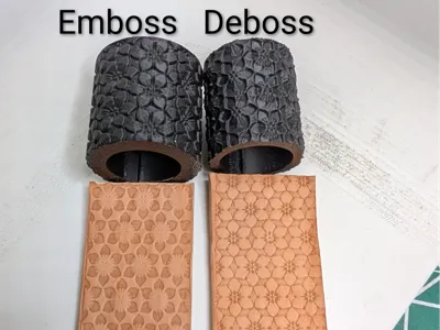 Flower Leather Roller