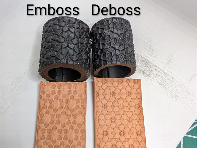 Flower Leather Roller