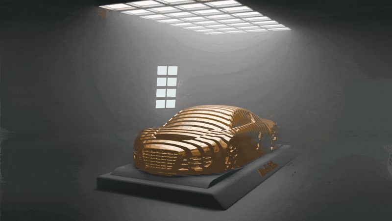 Layered Sculpt | Audi R8