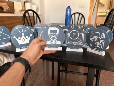 Trophies for companies or universities