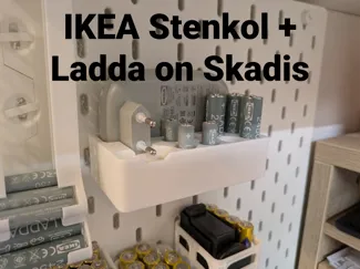 Ikea STENKOL Charger and Batteries on SKADIS
