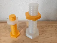 Boulon et écrou géants fidget — photo 2