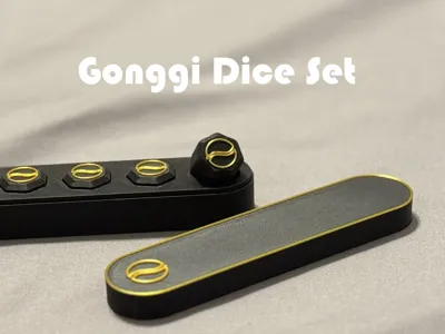 Gonggi Dice Set (Fully 3D Printed!)