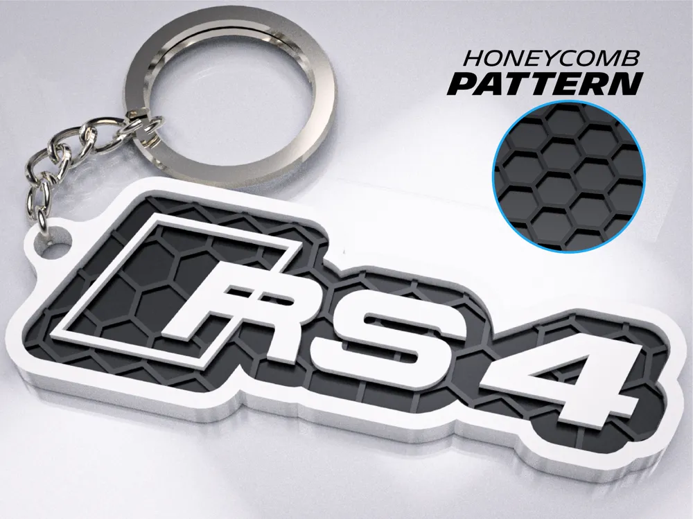 Audi RS4 Keychain