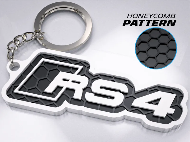 Audi RS4 Keychain
