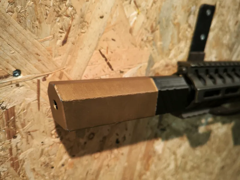 Silencieux rectangulaire airsoft