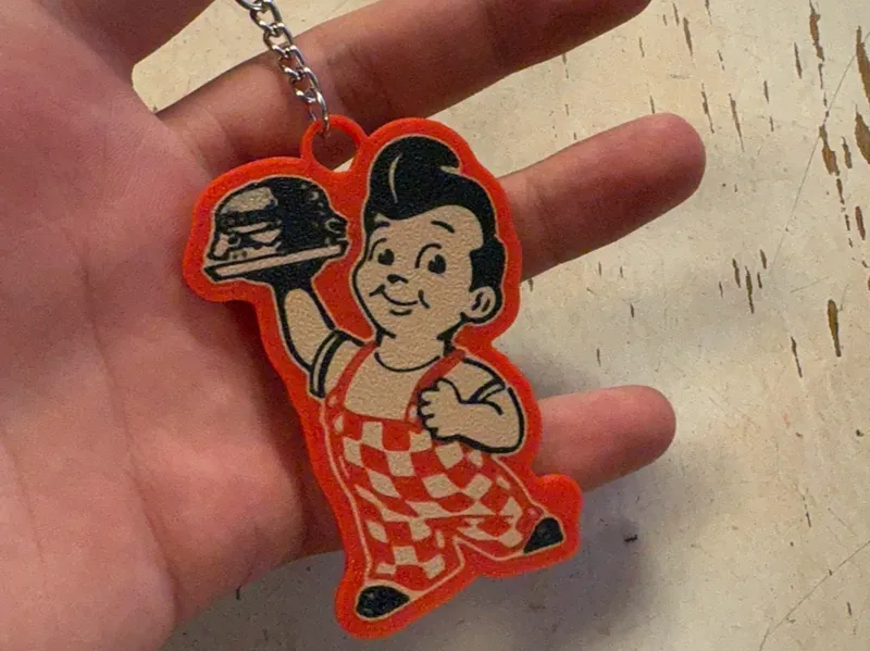 Bob's Big Boy Diner keychain!