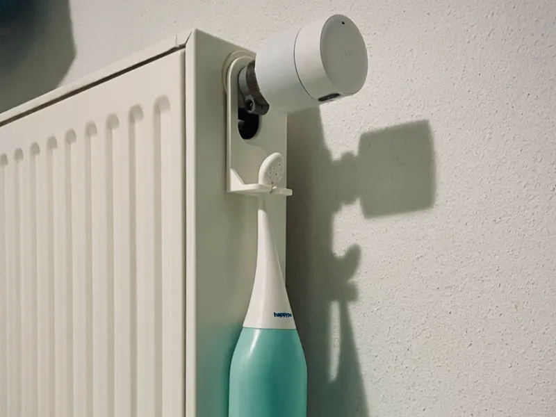 HappyPo portable bidet - radiator hook mount