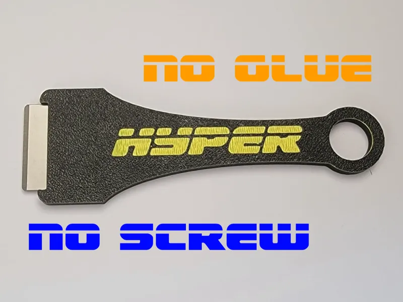Scraper - No Glue, No Screw!