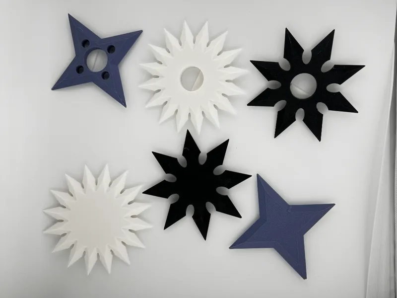 Shuriken BUndle - 4, 8 and 16 point Ninja Star