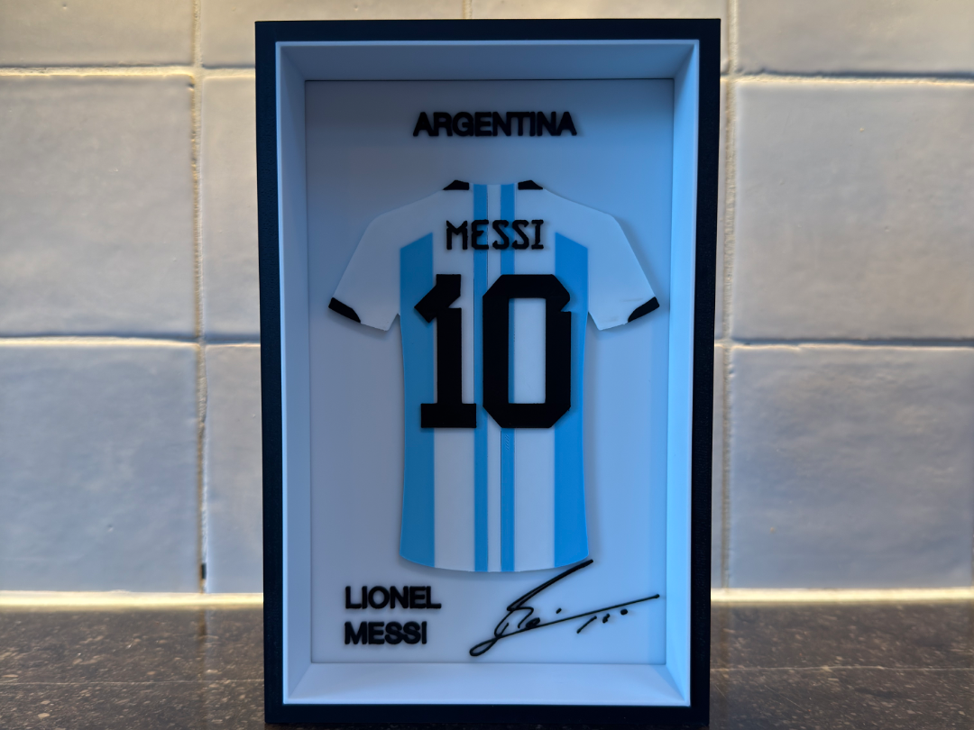 Lionel Messi - Argentina - Jersey Frame