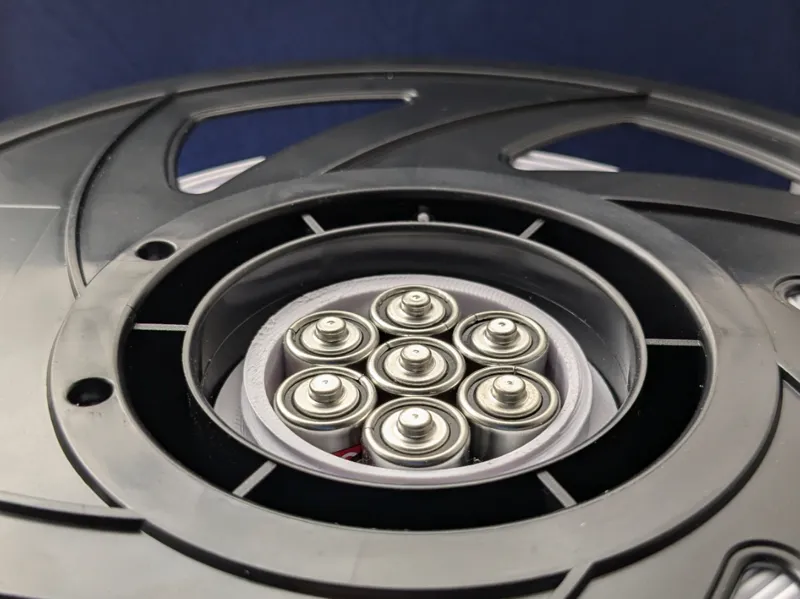 Minimalist Spool Centre Weight (AA Batteries*7)