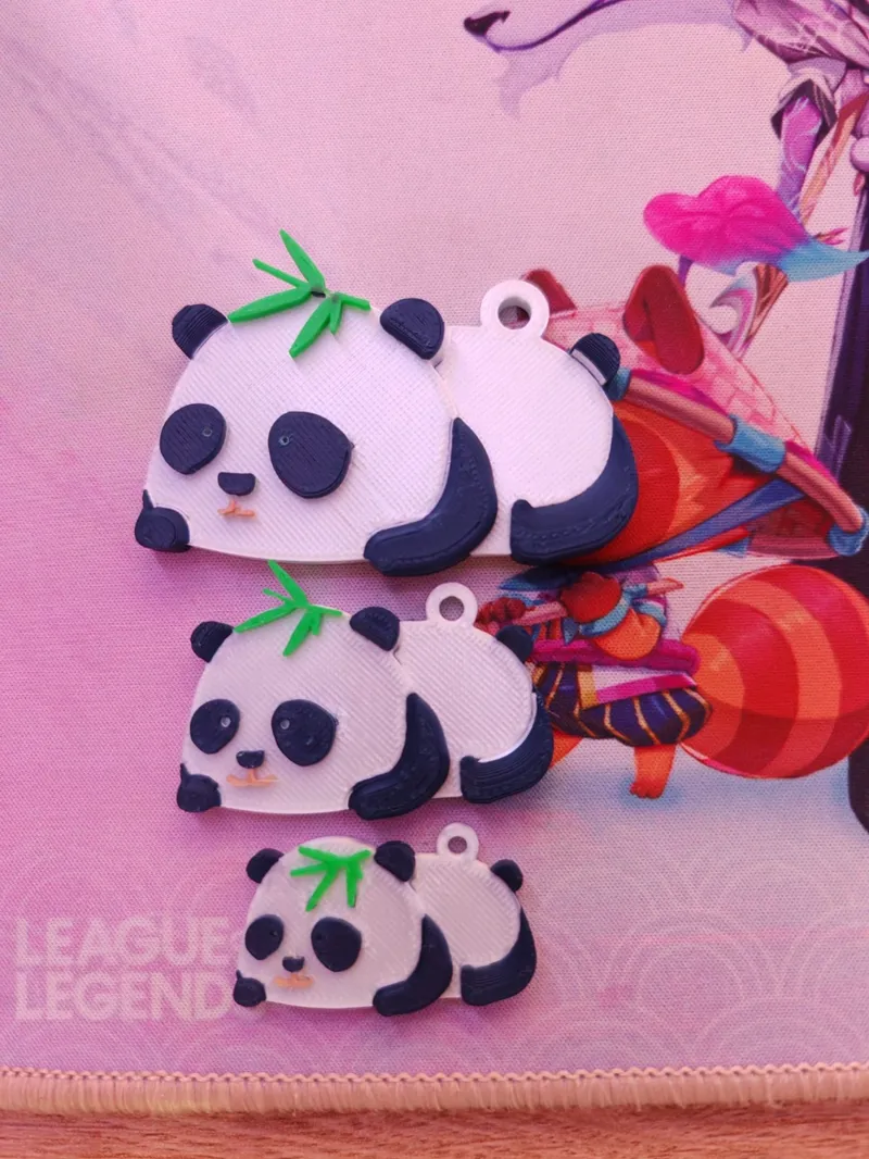 Panda keychain