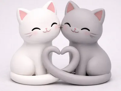 Love Knot Cats