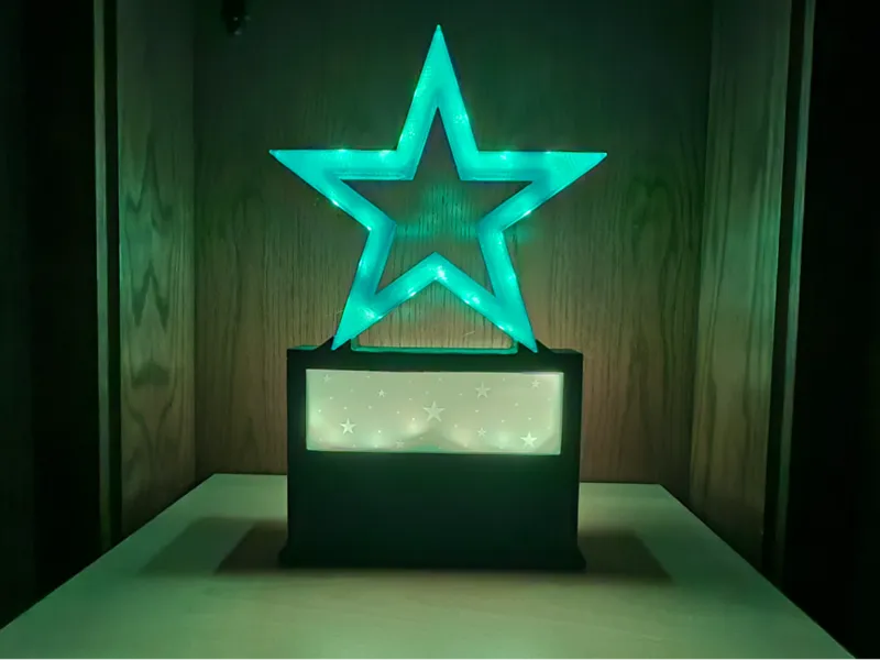 Weihnachtsstern Leuchtdekoration