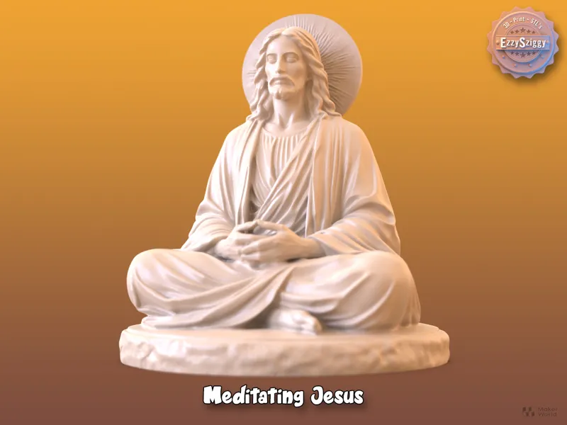 Meditating Jesus