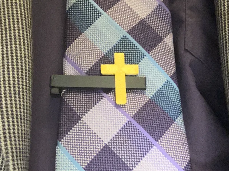 Tie Clip! (Optional Cross)