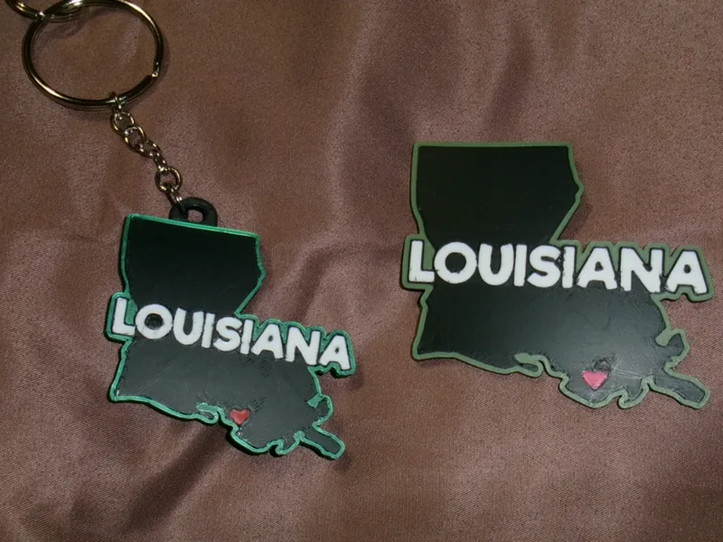Terrebonne Parish Heart on Louisiana