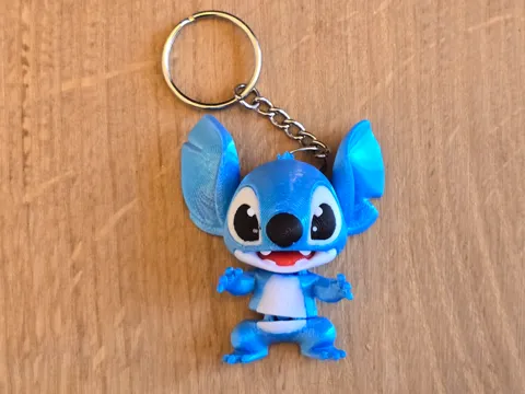 Llavero: Stitch flexi keychain — referencia de MakerWorld