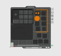 All on one plate with plain buttons