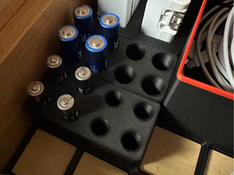 Gridfinity - Battery Holders