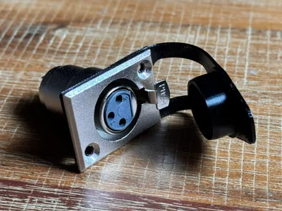 TPU protective cap for XLR panel mount socket