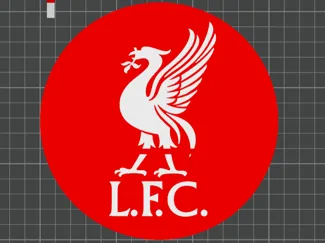 LFC disc (red and white)