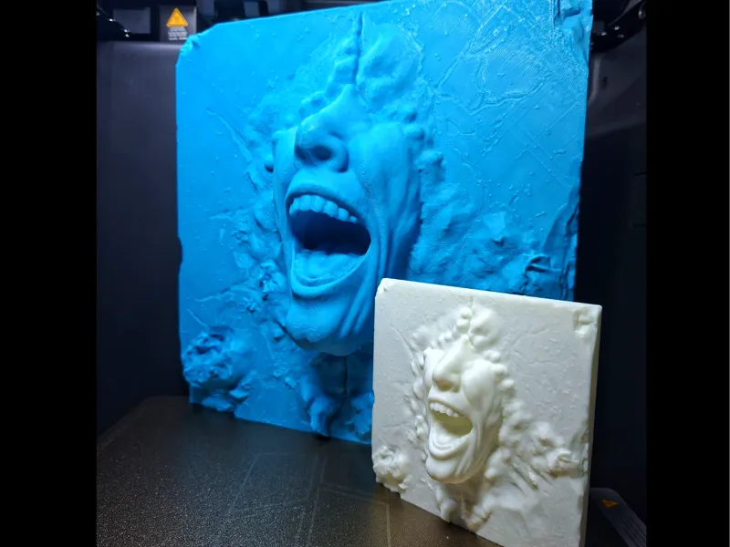 Spooky tile with ghost