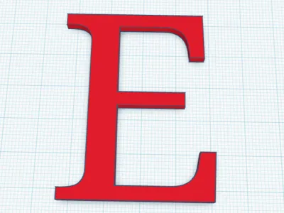 Letter E