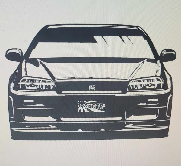 Déco murale Nissan Skyline R34
