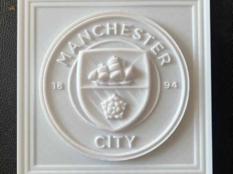 Manchester City Framed Relief