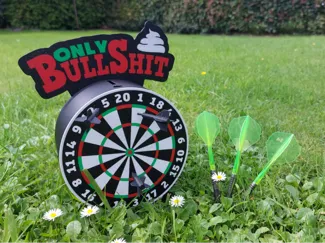 Only Bullshit Dart Kasse Fun Spardose Box