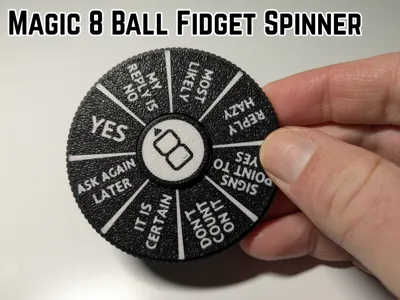 Magic 8 Ball Fidget Spinner