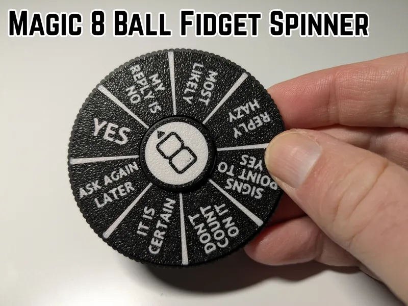 Magic 8 Ball Fidget Spinner