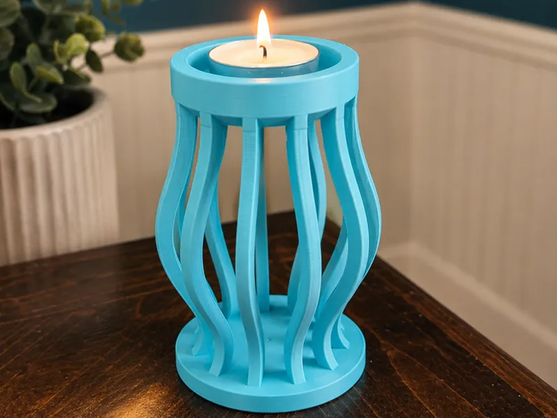 Tea Light Holder | Elegant Curved Candle Holder