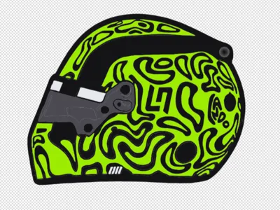 Lando Norris 2025 Helmet Keychain | Formula 1 | F1