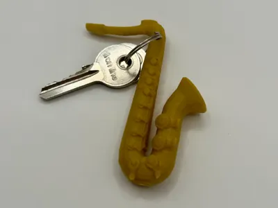 Saxophone Keychain (new version)
