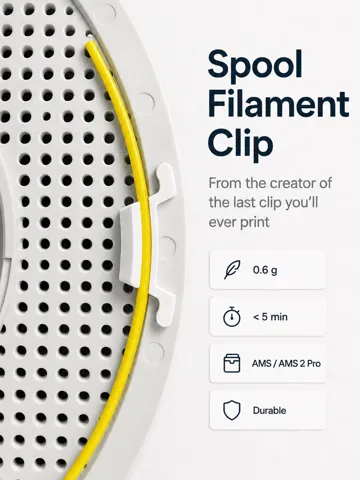Accesorio para filamento: Bambu Lab Spool Filament Clip - AMS and AMS 2 Pro — vista de referencia 2
