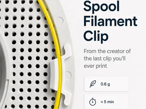 Clip de filamento Bambu Lab para AMS — referencia de MakerWorld