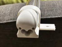 Support de fixation pour rampe LED d'atelier 8 pieds — photo 1