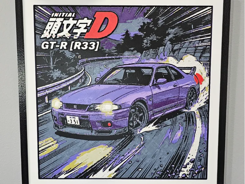R33 GT-R Inspired by Initial D Artwork 8C