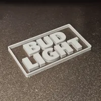 Logo lumineux Bud Light — photo 2