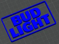 Logo lumineux Bud Light — photo 1