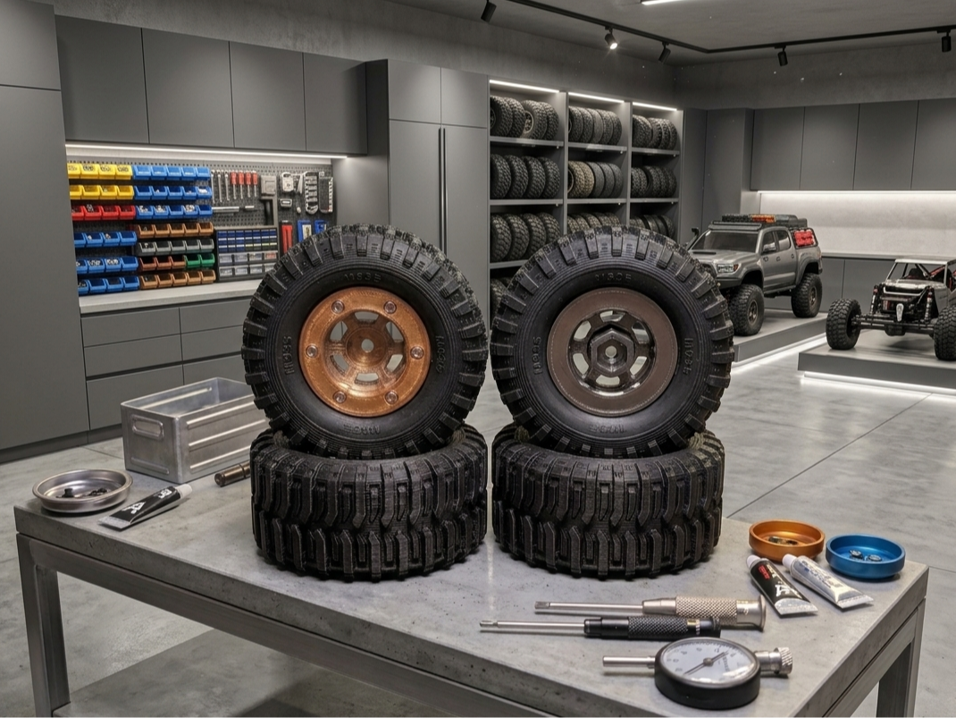 RC Crawler/Buggy Wheels & Tires-Beadlock Style 110