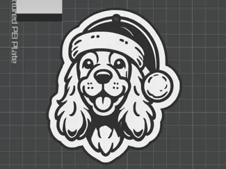 Cocker Spaniel Christmas Ornament