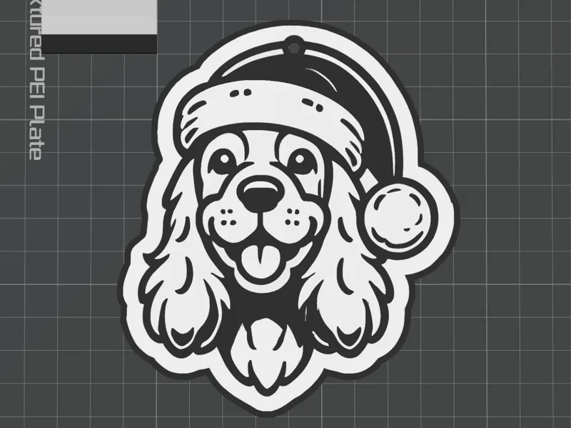 Cocker Spaniel Christmas Ornament