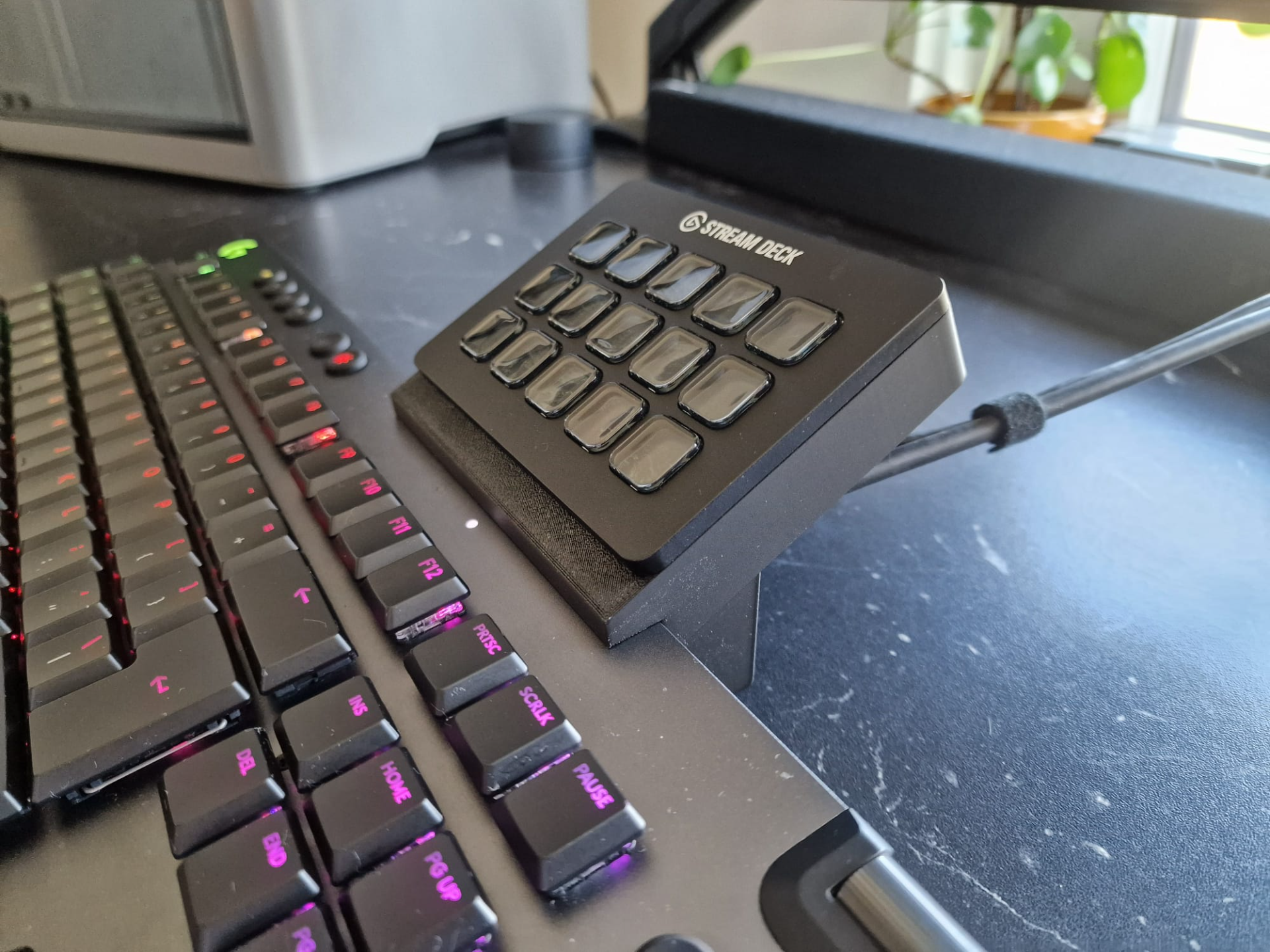 Logitech G815 Stream Deck MK.2 Mount