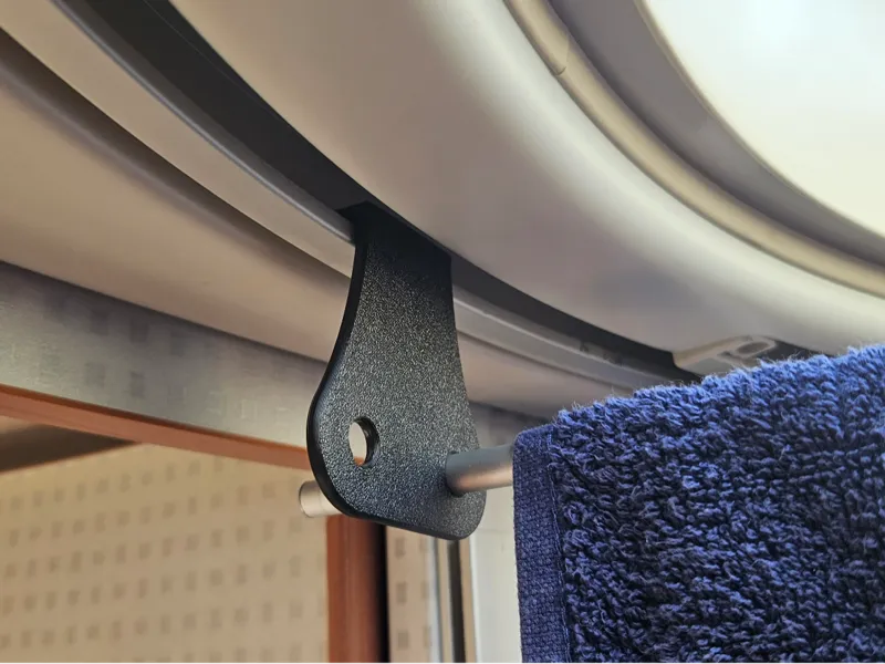 Towel Holder Hobby Caravan bath shower
