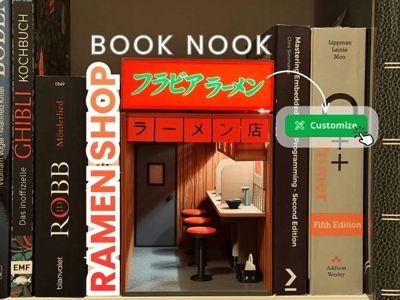 Ramen Shop Book Nook (now customizable!)